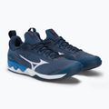 Scarpe da pallavolo da uomo Mizuno Wave Luminous 2 blu V1GA212021 4