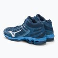 Scarpe da pallavolo uomo Mizuno Wave Voltage Mid blu navy V1GA216521 4
