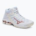 Scarpe da pallavolo donna Mizuno Wave Voltage Mid bianco V1GC216536