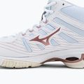 Scarpe da pallavolo donna Mizuno Wave Voltage Mid bianco V1GC216536 10