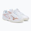Scarpe da pallavolo Mizuno Lightning Star Z6 bambino bianco V1GD210336 4