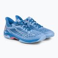 Scarpe da tennis da donna Mizuno Wave Exceed Tour 5 AC blu 61GA227121 5