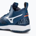 Scarpe da pallavolo da uomo Mizuno Wave Momentum 2 Mid dark denim/bianco/scarlatto ibis 11