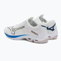 Scarpe da pallavolo da uomo Mizuno Wave Lightning Z7 non colorate bianco/ oceano chiaro/blu pace 4