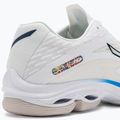 Scarpe da pallavolo da uomo Mizuno Wave Lightning Z7 non colorate bianco/ oceano chiaro/blu pace 10