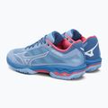 Scarpe da tennis da donna Mizuno Wave Exceed Light CC blu 61GC222121 3