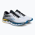 Scarpe da corsa da uomo Mizuno Wave Sky 6 bianco J1GC220201 4
