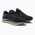 Scarpe da corsa da uomo Mizuno Wave Sky 6 nero/tradewinds/gold fusion 4