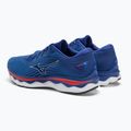 Scarpe da corsa da uomo Mizuno Wave Sky 6 mare turchese/bianco/pomodoro ciliegia 4