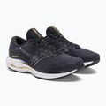 Scarpe da corsa da uomo Mizuno Wave Rider 26 2E odyssey grigio/grigio metallizzato/pale marigold 5