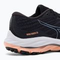 Scarpe da corsa da donna Mizuno Wave Rider 26 odyssey grigio/argento vivo/salmone 10
