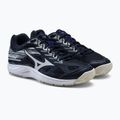 Scarpe da pallamano Mizuno Stealth Star C per bambini blu navy X1GC2107K02 5