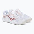 Scarpe da pallamano Mizuno Stealth Star C per bambini bianco X1GC2107K36 4