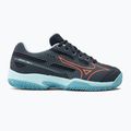 Scarpe da tennis per bambini Mizuno Exceed Star CC blu collegiale/soleil/tanager/turchese 2