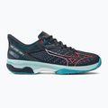 Scarpe da tennis da uomo Mizuno Wave Exceed Tour 5 CC blu collegiale/soleil/turchese manager 2