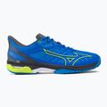 Scarpe da tennis da uomo Mizuno Wave Exceed Tour 5 CC pace blue/acid lime/iron gate 2