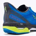 Scarpe da tennis da uomo Mizuno Wave Exceed Tour 5 CC pace blue/acid lime/iron gate 10