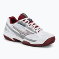 Scarpe da tennis da donna Mizuno Break Shot 4 CC bianco/cabernet/papyrus