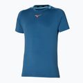 Uomo Mizuno Running Shirt Tee blu 62GAA00117