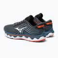 Scarpe da corsa da uomo Mizuno Wave Horizon 6 blu navy J1GC222611 3