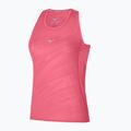 Canotta running donna Mizuno Aero Tank sunkissed coral