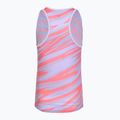 Canotta running donna Mizuno DAF Graphic Tank lilla pastello 2