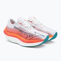 Scarpa da corsa Mizuno Wave Rebellion Pro bianco-arancio J1GC231701 4