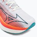 Scarpa da corsa Mizuno Wave Rebellion Pro bianco-arancio J1GC231701 7