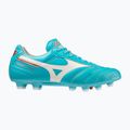 Scarpe da calcio Mizuno Morelia II Pro blu e bianche P1GA231325 10