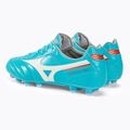 Scarpe da calcio Mizuno Morelia II Pro blu e bianche P1GA231325 3