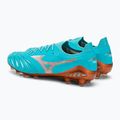 Scarpe da calcio Mizuno Morelia Neo III Beta Elite blu P1GA239125 3