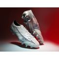 Scarpe da calcio da uomo Mizuno Alpha JP Mix bianco/rosso fuoco/ 801 c 17