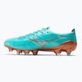 Scarpe da calcio da uomo Mizuno Alpha JP Mix blu curacao/bianco neve/rossatino 10