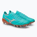 Scarpe da calcio Mizuno Morelia Neo III Beta JP MD blu P1GC239025 4