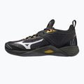 Scarpe da pallavolo da uomo Mizuno Wave Momentum 2 nero oyster/mp gold/inrongat 3