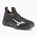 Scarpe da pallavolo da uomo Mizuno Wave Momentum 2 nero oyster/mp gold/inrongat