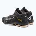 Scarpe da pallavolo da uomo Mizuno Wave Lightning Z7 Mid nero oyster/mp gold/irongate 4