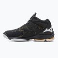 Scarpe da pallavolo da uomo Mizuno Wave Lightning Z7 Mid nero oyster/mp gold/irongate 3