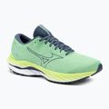 Scarpe da corsa da uomo Mizuno Wave Inspire 19 909c/blu cina/verde camoscio
