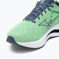 Scarpe da corsa da uomo Mizuno Wave Inspire 19 909c/blu cina/verde camoscio 8