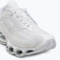 Scarpe da corsa da donna Mizuno Wave Prophecy 12 bianco/argento 7