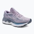 Scarpe da corsa da donna Mizuno Wave Skyrise 4 glicine/bianco/chinablu
