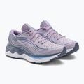 Scarpe da corsa da donna Mizuno Wave Skyrise 4 glicine/bianco/chinablu 5