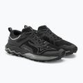 Scarpe da corsa uomo Mizuno Wave Ibuki 4 GTX nero/grigio metallizzato/ombra scura 5