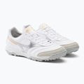 Scarpe da calcio Mizuno Morelia Sala Classic TF bianco/argento/oro uomo 4