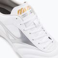 Scarpe da calcio Mizuno Morelia Sala Classic TF bianco/argento/oro uomo 8