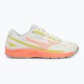 Scarpe da tennis da donna Mizuno Break Shot 4 AC bianco neve/fiamma neon/grigio fantasma 2