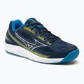 Scarpe da tennis da uomo Mizuno Break Shot 4 AC blu vestito/blu/zolfo primavera