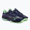 Scarpe da padel da uomo Mizuno Wave Exceed Light 2 Padel sera blu/patina verde/lolite 4