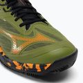 Scarpe Mizuno Wave Exceed Light 2 Padel da uomo verde callista/arancio vibrante/nero 7